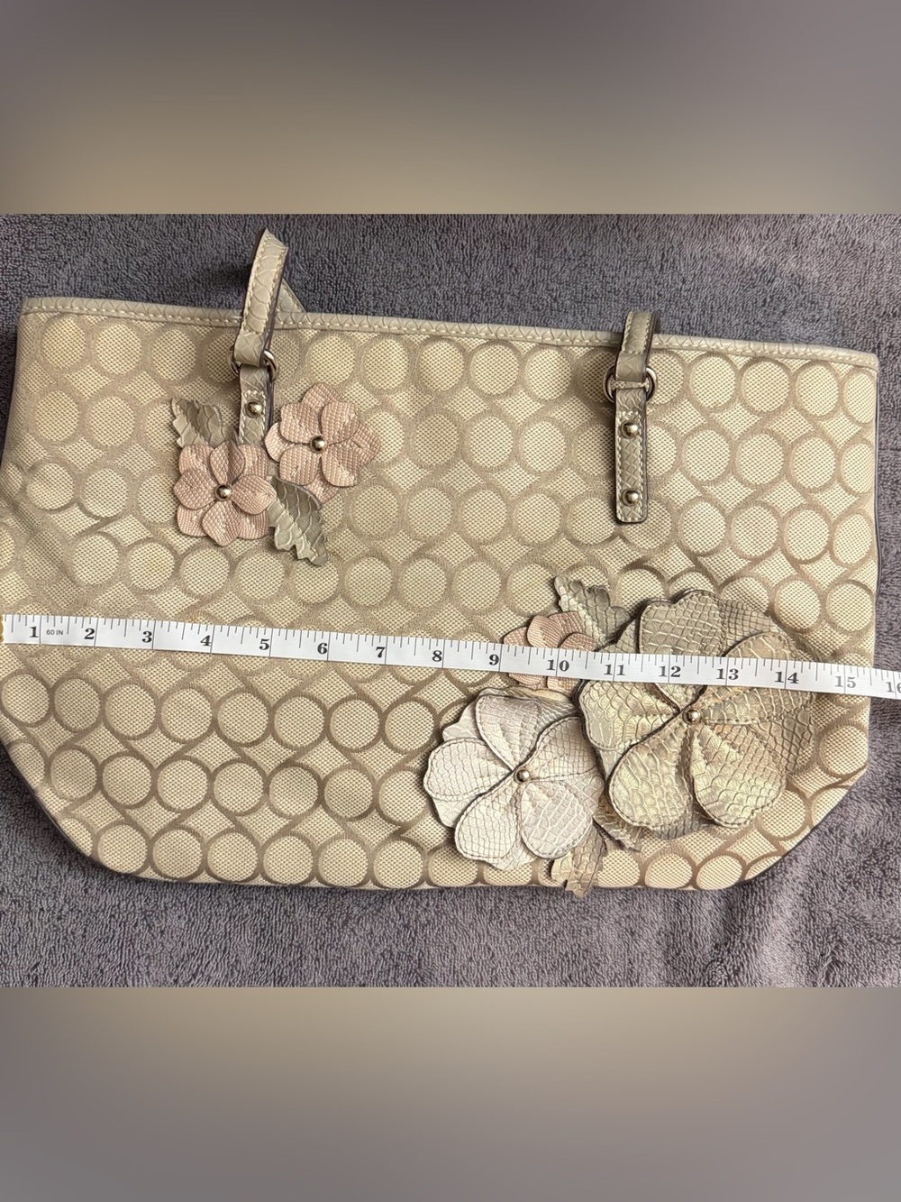 Nine West 3D Flower Purse - Picture 7 of 16
